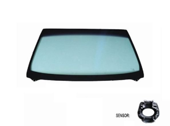 Acessar a peça Para-brisas verde acust. serigr.mod. base esp. a 15 cm chuva/luz friso inf janela fam 5p.