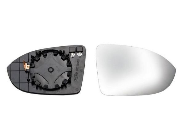 Acessar a peça Vidro + suporte do espelho retrovisor direito aquecido