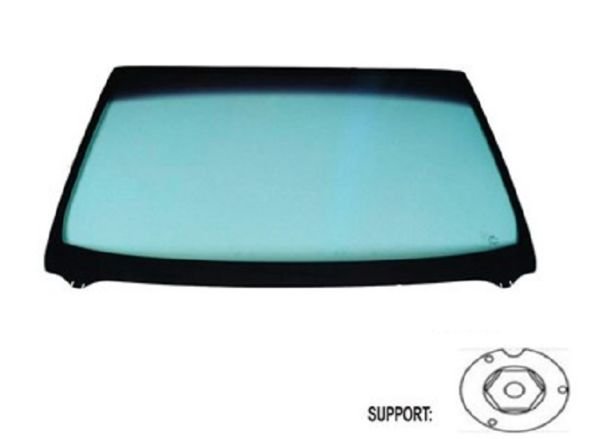 Acessar a peça Para-brisas verde controlo solar serigrafia modificada baseespelho janela