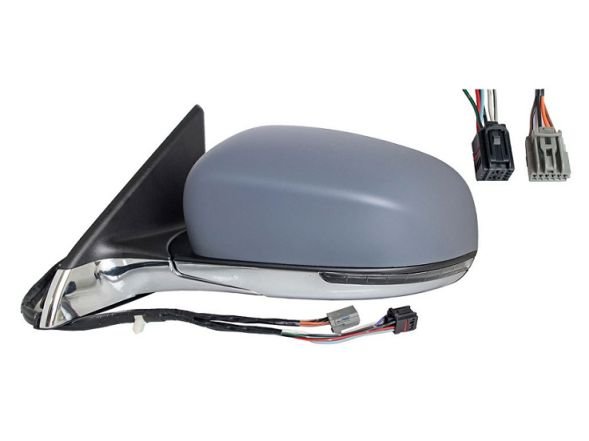 Acessar a peça Retrovisor esquerdo elétrico, aquecido preparado + cromado + pisca