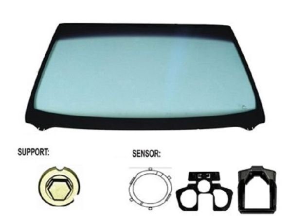 Acessar a peça Sensor e câmera de para-brisas com tonalidade verde