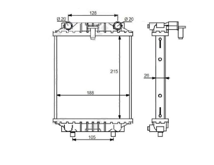 Acessar a peça Radiador 2.0l