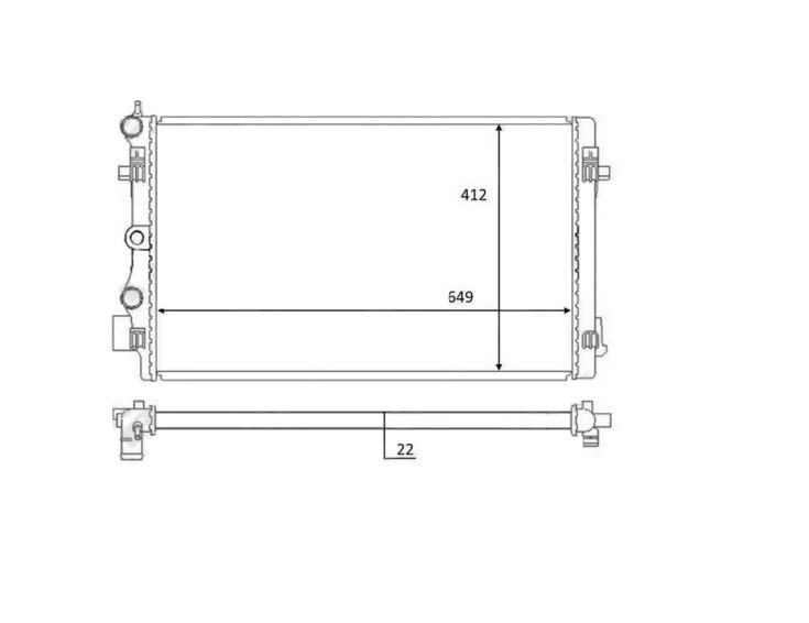Acessar a peça Radiador 1,4l - 1,6l