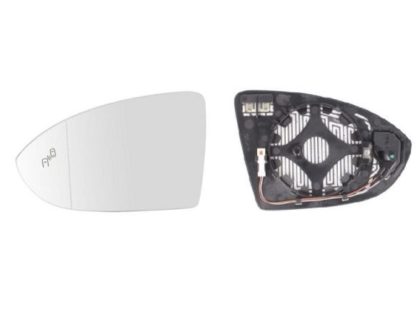 Acessar a peça Vidro + suporte do espelho retrovisor direito aquecido + lado seguro