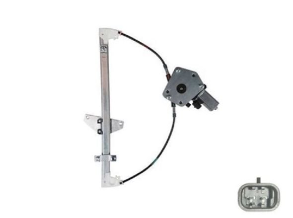 Acessar a peça Elevador vidro frente esquerdo eletrico com motor não confort 4 portas 2 pins