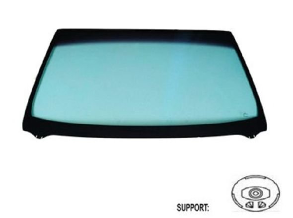 Acessar a peça Para-brisas verde serigrafia modificada base espelho