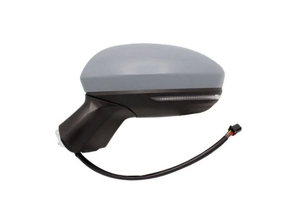 Acessar a peça Espelho retrovisor elétrico esquerdo, asférico, aquecido, preparado, com indicador (7 pinos)