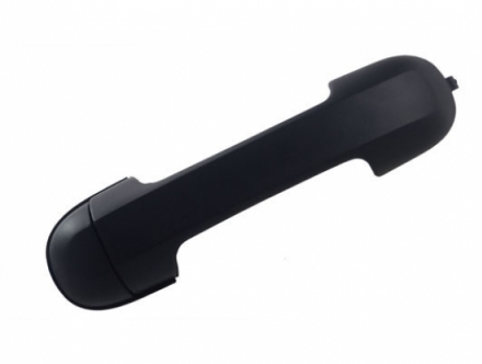 Acessar a peça Puxador porta frente/traseira/mala reversivel com emb.+base pretarug. sem olho fecha.+2 juntas