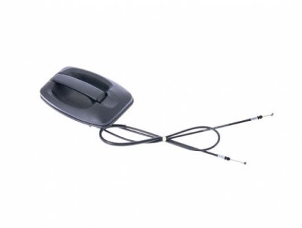 Acessar a peça Puxador de correr reversível preta (2 cabos)