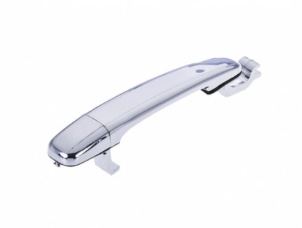 Acessar a peça Puxador porta frente/traseira reversivel cromada sem olho fechadura