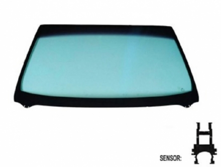 Acessar a peça Para-brisas verde acustico serigrafia sensor chuva/luz frisosuperior/inferior janela