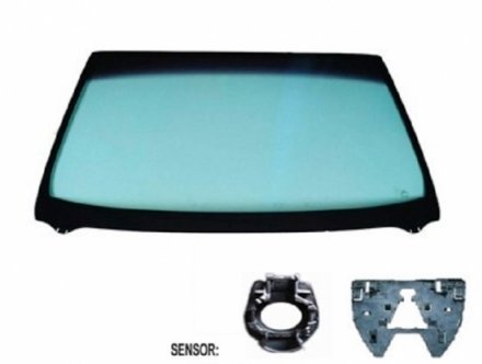 Acessar a peça Para-brisas verde acustico serigrafia mod. sensor chuva friso sup/inf câmara janela