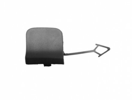 Acessar a peça Tampa do gancho traseiro preta granulada