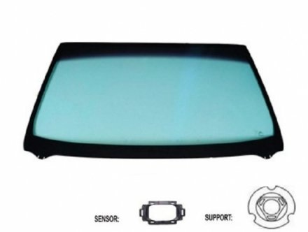 Acessar a peça Para-brisas verde acustico serigrafia mod. base esp. sensorchuva/luz friso inf janela