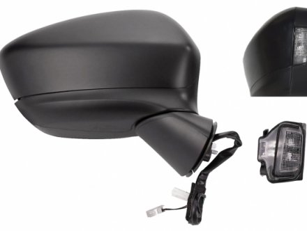 Acessar a peça Espelho direito eletrico, convexo, termico, preparado, com pisca, led, 6 pins