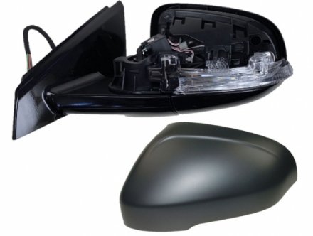 Acessar a peça Espelho esquerdo elétrico, aquecido, preparado, dobrável + indicador + sonda + pisca de cortesia + memória [grande angular] [led] [14 pinos]