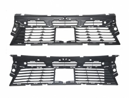 Acessar a peça Grelha para choques frente com 2 buracos sensores