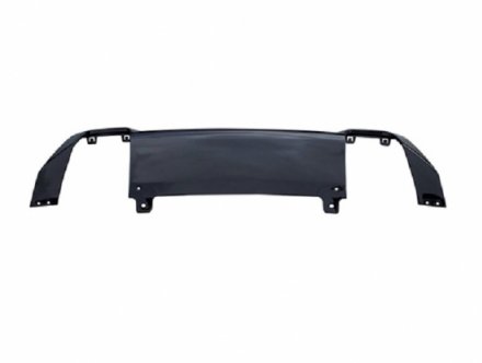 Acessar a peça Spoiler para choques frente preto com 2 buracos sensores