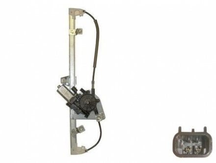 Acessar a peça Elevador vidro frontal esquerdo eletrico com motor não confort 2/4 portas 2 pins