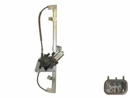 Acessar a peça Elevador vidro frontal direito eletrico com motor não confort 2/4 portas 2 pins