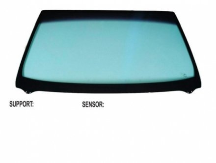 Acessar a peça Para-brisas verde controlo solar serigrafiado janela largura7,5cm 2014->