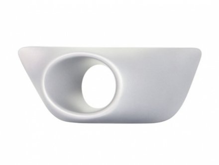 Acessar a peça Grelha direita para choques frente prata rugosa com buracofarol nevoeiro