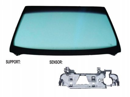 Acessar a peça Controlo solar verde do para-brisas fumado + sensor e câmara