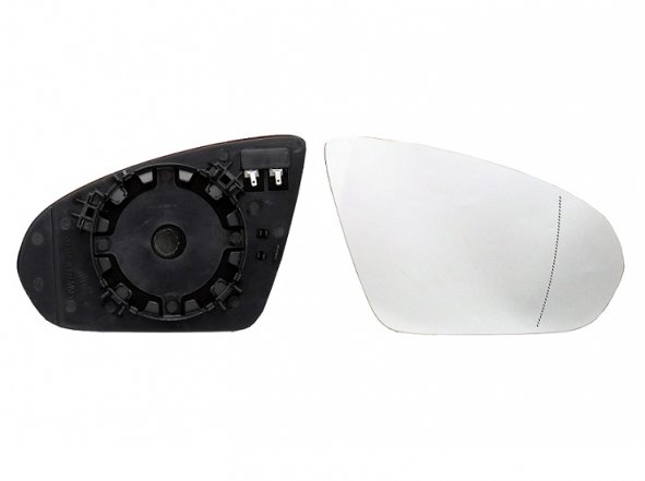 Acessar a peça Vidro do espelho direito aquecido + suporte [grande angular]