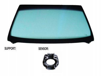 Acessar a peça Para-brisas verde controlo solar serigrafia mod. sensor chuva/luz friso sup/inf janela