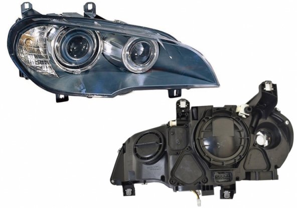 Acessar a peça Farol direito elétrico Xenon LED H8 + D1S