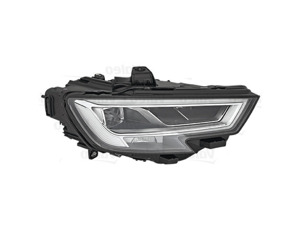 Acessar a peça Farol elétrico direito preto full led com motor (Valeo)