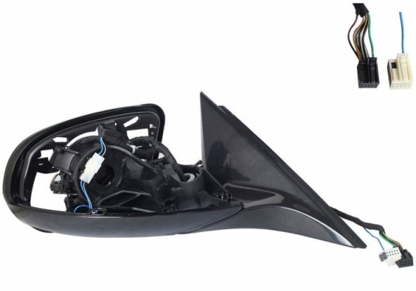 Acessar a peça Corpo do espelho retrovisor elétrico direito, aquecido, preparado, cortesia (8 pinos)