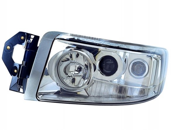 Acessar a peça Farol elétrico esquerdo, cromado, H1+H7