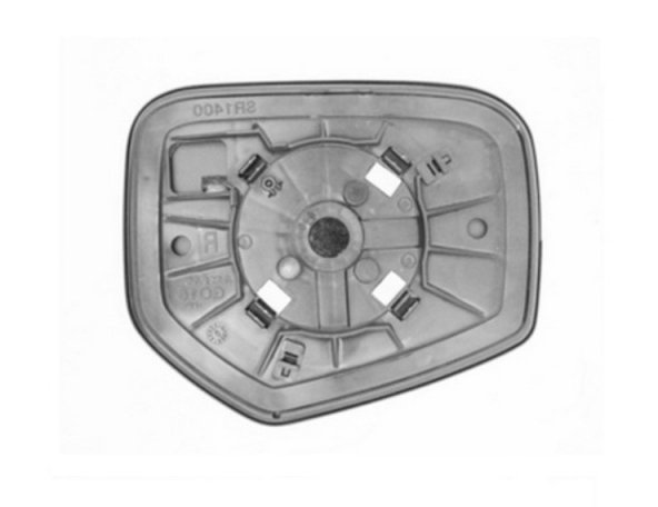 Acessar a peça Vidro + suporte para espelho retrovisor esquerdo, convexo