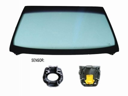 Acessar a peça Para-brisas verde acustico serigrafiado sensor chuva/luz friso sup/inf câmara janela