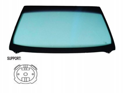 Acessar a peça Para-brisas verde serigrafiadobase espelho friso superior ->1995