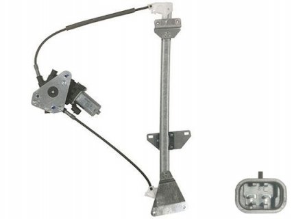 Acessar a peça Elevador vidro frontal dere. eletrico c/motor não confort 2/4 portas 2 pins modelo v21&v44