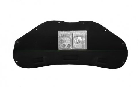 Acessar a peça Painel insonorizado da tampa do compartimento do motor (8 clips)