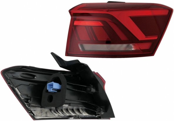 Acessar a peça Farolim traseiro direito, LED, fumado