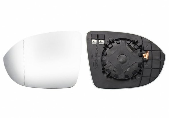 Acessar a peça Vidro + suporte do espelho retrovisor esquerdo, asférico, aquecido