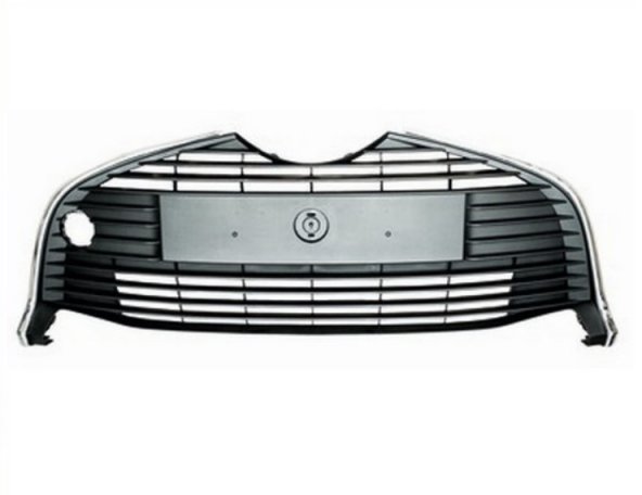 Acessar a peça Grelha central do para choques, preta