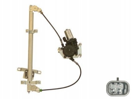 Acessar a peça Elevador vidro frontal esquerdo eletrico com motor não confort 2/4 portas 2 pins
