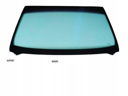 Acessar a peça Para-brisas verde difuso verde serigrafiado