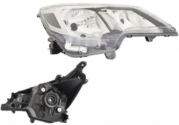 Acessar a peça Farol elétrico direito, H4