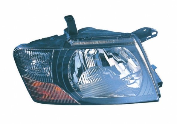 Acessar a peça Farol elétrico, direito, preto, H4