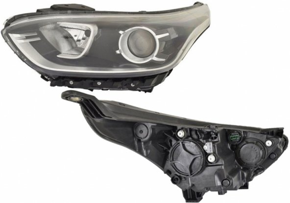 Acessar a peça Farol elétrico esquerdo, LED, H7+HB3 (motor)