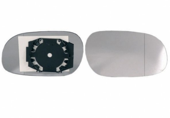Acessar a peça Vidro + suporte do espelho retrovisor direito, asférico