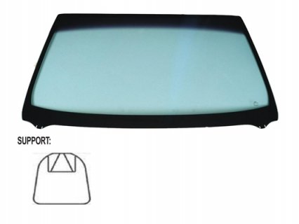 Acessar a peça Para-brisas verde difuso azul serigrafia base espelho (26 cm) janela