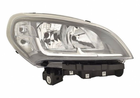 Acessar a peça Farol elétrico direito, cromado, H7+H7 (motor)