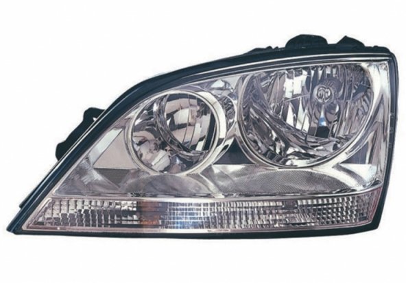 Acessar a peça Farol manual esquerdo, H1+H7